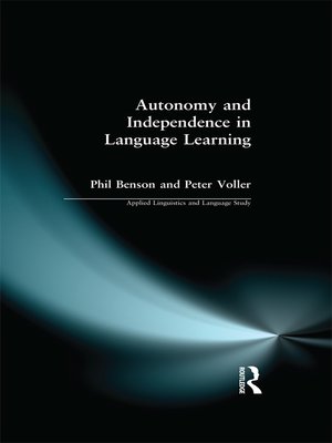 cover image of Autonomy and Independence in Language Learning